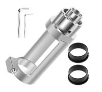 Ujjdwiurgh Adaptateur de Foret avec Forets, Accessoire de Mortaisage, Perceuse à Trou en Aluminium