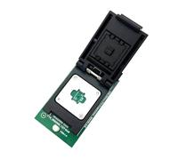 Ujjdwiurgh Adaptateur de programmateur pour T76 WSON8 QFN8 6 x 8 mm Haute Vitesse Lecture/Écriture/Gravure Socket Burner Flip Cover Design