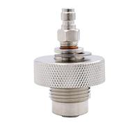 Ujjdwiurgh Adaptateur de remplissage de valve DIN pour outils pneumatiques de plongée, 300 bar, mâle/femelle, acier inoxydable