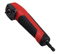 Ujjdwiurgh Adaptateur d'extension de tige de perçage à angle droit de 90 degrés 6,35 mm tournevis magnétique hexagonal porte-douille outil clé