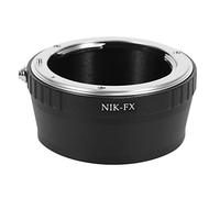 Ujjdwiurgh Adaptateur d'objectif noir pour objectif F AI vers monture X pour appareil photo X-E1 DC287