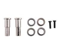 Ujjdwiurgh Adaptateur hexagonal de moyeu de roue en métal de 5 mm avec roulement pour pièces de voiture D12 1/10 RC