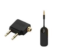 Ujjdwiurgh Adaptateur sans fil Bluetooth 5.4 émetteur audio récepteur 2 en 1 3,5 mm AUX adaptateur stéréo pour TV pour PC casque voiture