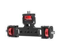 Ujjdwiurgh Adaptateur trépied triple support de téléphone tête inclinable à 180 degrés pour appareil photo, microphone lumière pour Vlogging Live Streaming outil