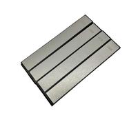 Ujjdwiurgh Affûteur de Couteaux Diamant 4 Pièces pour Aiguiseur de Couteaux à Angle Fixe. Ensemble de Pierres à Aiguiser : Grain 240/400/1000/2000, Facile à Utiliser, Argent