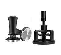 Ujjdwiurgh Aiguille rotative pour poudre de café 58 mm et marteau à poudre, ensemble d'outils WDT pour café expresso