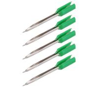Ujjdwiurgh Aiguilles en acier pour de marquage vert Aiguilles de marquage en acier (5 Pieces dans une boite)