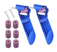 Ujjdwiurgh Aiguiseur de foret portable avec meule d'affûtage pour métal fer perceuse polisseuse meuleuse facile à installer