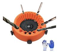 Ujjdwiurgh Aiguisoir de Foret pour les Forets de 1/16" à 1/2", Compatible avec les Meuleuses D'Angle de 125 Mm, Forets, Etc.