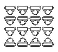 Ujjdwiurgh Ajusteur de boucle triangulaire, anneau triangulaire en D avec tige de serrage pivotante pour sangle de sac d'école, facile à installer et à utiliser