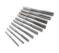 Ujjdwiurgh Alésoir de Machine HSS H8 à Tige Droite, Alésoir de Serrage, Kit D'Alésoirs de Fraisage 3/4/5/6/7/8/9/10 Mm/11 Mm/12 mm