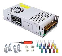 Ujjdwiurgh Alimentation à Découpage Régulée en Alliage D'Aluminium 24V 20A 480W, Adaptée pour LED/Surveillance/Projets