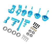 Ujjdwiurgh Alliage D'Aluminium Le Moyeu D'Articulation Carrier Servo Saver Mise Une Niveau des PièCes pour RC 1/10 Volcan EPX Bleu