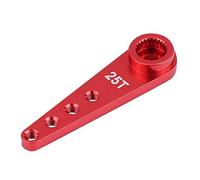 Ujjdwiurgh Alliage WPL1627R Mettre à Niveau Le Bras de Direction en MéTal 25T pour RC1:16 Voiture DIY Rouge