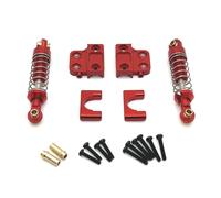 Ujjdwiurgh Aluminium Essieu Ressort Fixation Bricolage RC Voiture Camion RC Voiture Accessoires pour MN 1/12 MN82 LC79 MN78 Rouge