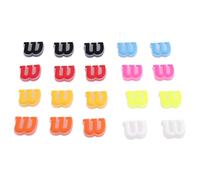 Ujjdwiurgh Amortisseur de Raquette de Tennis Alphabet Amortisseur de Raquette de Tennis Alphabet en Silicone Écologique Accessoires de Bricolage pour Raquette de Tennis