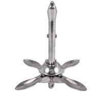 Ujjdwiurgh Ancrage en MéTal de Fer d'acier Inoxydable de Bateau Gonflable 316 pour Le Kayak de Bateau de Canot de DéRiveur de Bateau de Kayak 0.7Kg