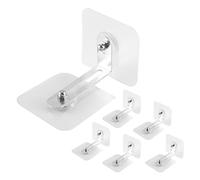 Ujjdwiurgh Ancrages Muraux pour Meubles, Ancrages Anti-Basculement pour Meubles Sans Perceuse, Ancrages Muraux AdhéSifs pour Meubles pour 6 PièCes