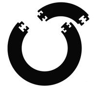 Ujjdwiurgh Anneau de Protection pour Cible de Fléchettes en EVA, Anneau de Protection pour Cible de Fléchettes, Anneau de Panneau Mural