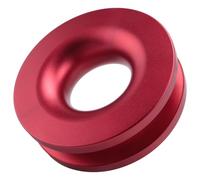 Ujjdwiurgh Anneau de récupération en aluminium 18 597,3 kg pour corde de treuil synthétique de 3/8 1/2", rouge