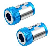 Ujjdwiurgh Anneau Magnétique à Tête de Tournevis, Vis de Magnétiseur de Mise à Niveau Amovible pour Tournevis Hexagonal et Embouts Électriques, 2 Pièces