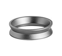 Ujjdwiurgh Anneau Magnétique Universel pour Poudre, Anneau de Dosage Intelligent pour Bol D'Infusion de 58 Mm, Poignée pour Café en Poudre,