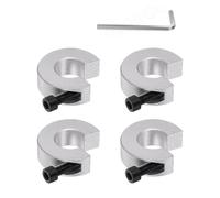 Ujjdwiurgh Anneaux de Fixation de Limite de Rail Linéaire, 4 Pièces 12 mm SBR12 Colliers D'Arrêt de Rail Linéaire Anneaux de Fixation de Butée de Bloc Anti-Collision