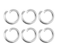 Ujjdwiurgh Anneaux de sautillage ouvert 500 pieces pour la fabrication de, 4mm, argent