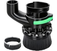 Ujjdwiurgh Anti-Poussière de 65 et 69 mm de Diamètre pour Fraiseuse CNC, Compatible avec les Brosses Doubles, Diamètre de Tuyau de 38 mm (1,5 Po).