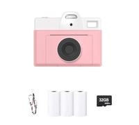 Ujjdwiurgh Appareil Photo pour Enfants, Impression Instantanée, Appareil Photo Thermique Numérique pour Enfants, Impression Photo Instantanée, Cadeaux pour Garçons et Filles A