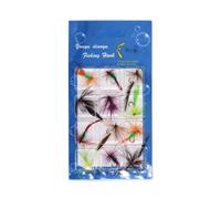 Ujjdwiurgh Appât pour Poisson Volant en Forme D'Insecte, Crochet en Acier à Haute Teneur en, Crochet Incurvé Super Tranchant, Outil de Leurre Parfait, Facile à Installer, Facile à Utiliser