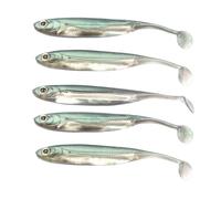 Ujjdwiurgh Appât Souple en Silicone pour Poisson, Appât Artificiel pour Poisson, Adapté au Bar, au Poisson-Chat, au Brochet et au Poisson Mandarin, Vert