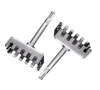 Ujjdwiurgh Applicable aux boîtes électriques 86 fils poignée carrée poignée ronde poinçon béton trou ouvre-trou pour briques, fente rectangulaire fraise béton trou pour brique, béton, ciment pierre