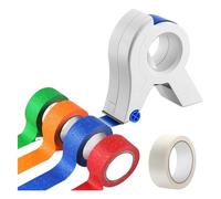 Ujjdwiurgh Applicateur de Adhésif pour Peinture avec Cutter Portable, Distributeur de Adhésif de Masquage Portable. Scelle Fermement le Adhésif sur Différentes Surfaces.