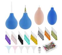 Ujjdwiurgh Applicateur de Précision de Poterie, Bouteille à Presser à Pointe D'Aiguille, Bouteille à Presser pour Glaçage de Poterie, pour Fournitures d'argile, Installation Facile