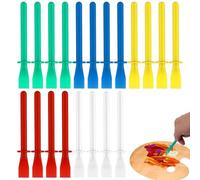 Ujjdwiurgh Applicateurs de Colle en Plastique, Ensemble D'Outils de Répartition de Colle (20 Pièces) - Brosses Durables et Faciles à Nettoyer, Applicateur de Bâtons de Colle.