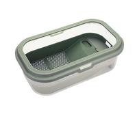 Ujjdwiurgh Aquarium à tortues pour usage domestique avec terrasse ensoleillée, poissons, tortues mixtes, reptiles, aquarium de type vert