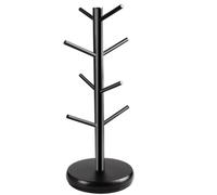 Ujjdwiurgh Arbre à Tasses à Café Rotatif à 360° avec 8 Crochets, Présentoir Multifonction pour Comptoir de Café, Base plus Épaisse