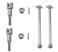 Ujjdwiurgh Arbre d'entraînement arrière en métal Dogbone pour HBX 16889 16889A 16890 16890A 1601 1602 SG1601 SG1602 Pièces de voiture RC Accessoires