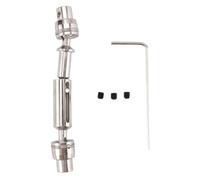 Ujjdwiurgh Arbre d'entraînement CVD en métal pour D12 C24 C34 B14 B24 B16 B36 MN D90 MN99S Accessoires de pièces de voiture RC, argenté