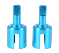 Ujjdwiurgh Arbre Universel de Coupe de BoîTe de Vitesse en Alliage D'Aluminium pour PièCes de Mise à Niveau de Voiture RC TT01 TT02 1/10