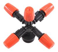 Ujjdwiurgh Arroseurs De Jardin Arrosage Automatique De La Pelouse Arroseur d'eau Rotatif À Cercle De 360 DegrÉS 5 Tuyaux De Jardin Tuyau D'arrosage