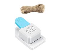 Ujjdwiurgh Artisanat éTiquette PoinçOn éTiquette Cadeau Papier Perforateur Perforateur pour éTiquettes 1.5/2/2.5 Pouces Artisanat PoinçOn avec Corde pour L'Artisanat Du Papier