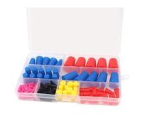 Ujjdwiurgh Assortiment de 105 bouchons coniques en caoutchouc de silicone de 0,6 cm à 1,5 cm pour masquer les trous lors du revêtement en poudre