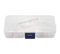 Ujjdwiurgh Assortiment d'outils de réparation pour lunettes - Kit de vis, écrous, plaquettes de nez