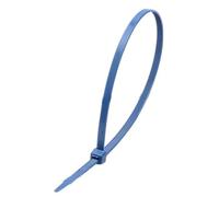 Ujjdwiurgh Attaches de Câble à Fermeture Zip Bleues Détectables par Détecteur de Métaux 150x 3.6mm