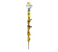 Ujjdwiurgh Attrape-lumière abeille pour jardin, piquets décoratifs, bâton de fée, décoration de perles avec pendentif, fournitures de jardin B