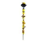 Ujjdwiurgh Attrape-lumière d'abeille pour jardin, piquets décoratifs, bâton de fée, décoration de perles avec pendentif, fournitures de jardin C