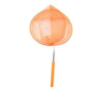Ujjdwiurgh Attraper Attraper Le Papillon Pêche Au Filet Sac en Filet De Pêche Télescopique en Acier Inoxydable Outil Extérieur Télescopique Portable Contagieux Le Filet D'Attraper Orange