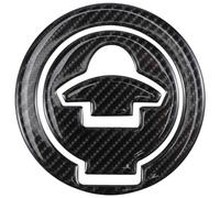 Ujjdwiurgh Autocollant de protection en fibre de carbone pour bouchon de réservoir de moto YZF-R3 R25 R15 MT-03